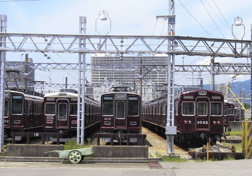 阪急電鉄車庫
